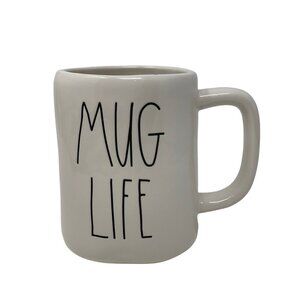 Rae Dunn MUG LIFE Mug 2019 Ceramic 16oz Coffee Cup NEW Home Kitchen Decor